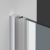 Душевая дверь Vincea Alpha VDP-3AL800CLB 80x195, профиль черный
