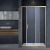 Душевая дверь Vincea Alpha VDS-3AL150CLG 150x195, профиль брашированное золото