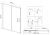 Схема душевой двери Vincea City VDS-5CT100MT 100x195, профиль хром