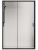 Душевая дверь Vincea City VDS-5CT150CLB 150x195, профиль черный