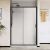 Душевая дверь Vincea City VDS-5CT150CLB 150x195, профиль черный