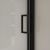 Душевая дверь Vincea City VDS-5CT150CLB 150x195, профиль черный
