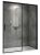 Душевая дверь Abber Komfort AG93150B 150x200, профиль черный