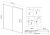 Схема душевой двери Vincea City VDS-5CT140CL 140x195, профиль хром