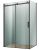 Душевой уголок Vincea Como VSR-1C1013CLB 130x100, профиль черный