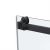Душевой уголок Vincea Como Soft VSR-1CS8015CLB 150x80, профиль черный