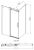 Схема душевого уголка Vincea Como-N VSR-4CN9013CLB 130x90, профиль черный