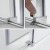 Душевая дверь Wasserkraft Dinkel 58R30 130x200, профиль хром