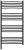 Полотенцесушитель электрический Сунержа Богема 3.1 L выгнутая 60x120, тёмный титан муар