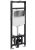 Инсталляция для унитаза Wasserkraft Alme 15TLT.010.ME.PB04 с кнопкой