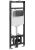 Инсталляция для унитаза Wasserkraft Alme 15TLT.010.ME.MB01 с кнопкой