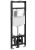 Инсталляция для унитаза Wasserkraft Alme 15TLT.010.ME.BN04 с кнопкой