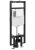Инсталляция для унитаза Wasserkraft Dinkel 58TLT.010.ME.WH04 с кнопкой
