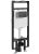 Инсталляция для унитаза Wasserkraft Dinkel 58TLT.010.ME.MB02 с кнопкой