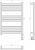 Схема полотенцесушителя Сунержа Богема 3.1 R прямая 50x80