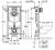 Схема инсталляции Grohe Rapid SL 39501000 с кнопкой