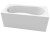 Акриловая ванна C-Bath Salus 150x70 CBQ006004, прямоугольная