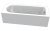 Акриловая ванна C-Bath Rea 170x70 CBQ002003, прямоугольная