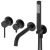 Смеситель для ванны с душем Wonzon&Woghand Stick WW-889017-MB, черный матовый