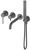 Смеситель для ванны с душем Wonzon&Woghand Stick WW-889017-BGM, темный графит