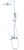 Душевая система Wonzon&Woghand Edge WW-88739003-CR с изливом, хром