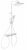 Душевая система Wonzon&Woghand Shelf WW-B4161-MW, белый матовый