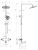 Схема душевой системы Wonzon&Woghand Capsule WW-B3031-A1