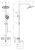 Схема душевой системы Wonzon&Woghand Stay 1 WW-B3051-A1