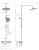 Схема душевой системы Wonzon&Woghand Stay 1 WW-B3051-A