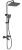 Душевая система Wonzon&Woghand Stay 2 WW-B3016-T1-MB, черный матовый