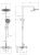 Схема душевой системы Wonzon&Woghand Solid WW-C3011-A