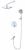 Встраиваемая душевая система Wonzon&Woghand Stick WW-88929010-CR, хром