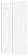 Душевая дверь Radaway Idea DWJ White 120 L, профиль белый