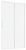 Душевая дверь Radaway Idea DWJ White 140 R, профиль белый