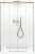 Душевая дверь Radaway Idea Brushed Gold DWD 190, профиль золото