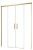 Душевая дверь Radaway Idea Brushed Gold DWD 190, профиль золото