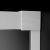 Душевая дверь Radaway Idea White DWD 180, профиль белый