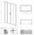 Схема душевой двери Radaway Premium Plus DWD