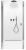 Душевая дверь Radaway Nes DWJ I 100 L, профиль хром стекло прозрачное