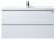 Тумба с раковиной Orans BC-4023-1000 White подвесная