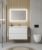 Тумба с раковиной Orans BC-4023-600 White подвесная