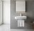 Раковина Kerasan Nolita 534201*1 70x45, белая