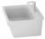 Раковина для постирочной Kerasan Aquadom 029401*1 60x60, белая
