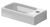 Раковина Kerasan Cento 353701R*1 45x25, белая