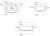 Схема раковины Kerasan Ciotola