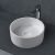 Накладная раковина Abber Stein AS2612 40x40 из искусственного камня, белая