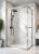 Душевой уголок Black&White Stellar Wind SX715 110x100, профиль хром