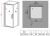 Схема душевого уголка Black&White Stellar Wind S877-1000 100x100, профиль черный