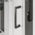 Душевая кабина Black & White G8708GM 110x80 без крыши