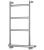 Полотенцесушитель электрический Margaroli Sereno 582-5 5824705CRNB 50x86, хром